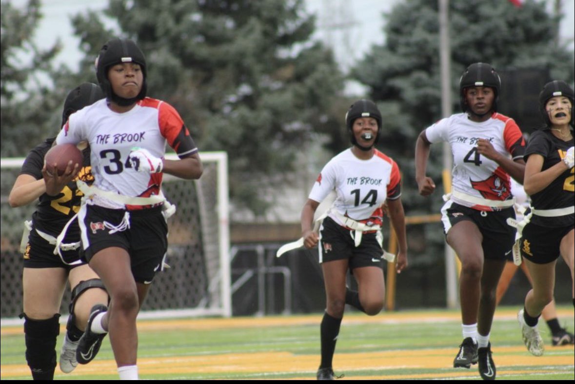 THANKFUL to announce our first player in Bolingbrook Flag Football HERSTORY to be offered a scholarship to play flag football in college! <a href="/MarilynMyr43638/">Marilyn.myrick</a> received an offer from <a href="/KWUFlagFB/">KWU Flag Football</a>