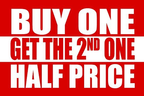 Purchase any 2 item's in our extensive collection, and watch the magic happen at checkout! The second item you choose will be offered to you at an incredible 50% off. 

valid until - 26/11/2023 @ 23:59

exclusions -
Black gloves
Gift cards