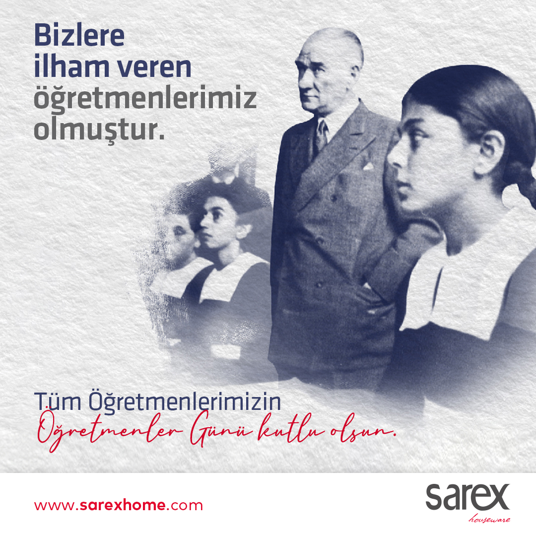 sarexhome's tweet photo. Tüm öğretmenlerimizin Öğretmenler Günü kutlu olsun. https://t.co/CDbGc3bzVO