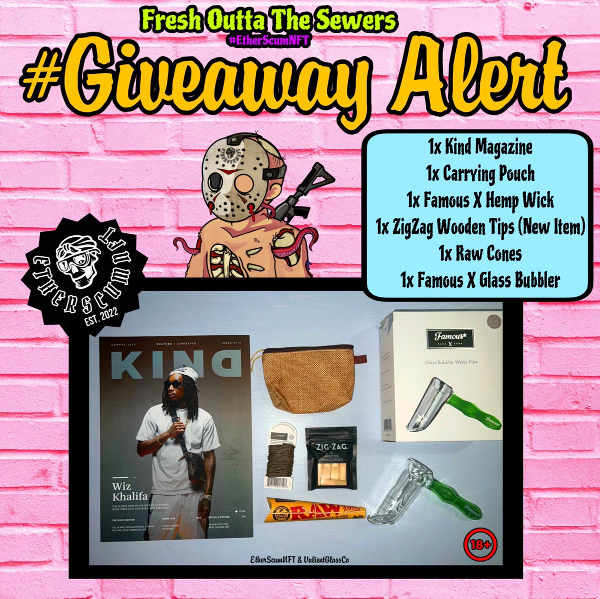 ScumLabsInc's tweet photo. 🎉 CONGRATULATIONS 🎉
#ScumWalker #338 @BagzOnBagz
🚨Taking Home Our 500 Mint Raffle🚨
Presented By
#ValiantGlassCo x #EtherScumNFT
🏆Please Open A Ticket In Discord🏆
#MintRaffle #Polygon #DynamicNFT #Prizes #ScumLife #ValiantGlassCo https://t.co/DlKWJLKC49