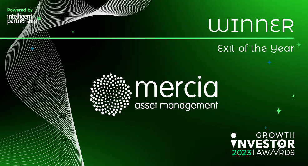 And our winner of 'Exit of the Year' sponsored by 
<a href="/Beauhurst/">Beauhurst</a> is...

Mercia Asset Mgmt <a href="/Mercia_PLC/">Mercia Asset Management PLC</a>
 🎉🥳🎉

Well done to the entire team👏👏👏

#GIAwards23 #ImpactBeyondInvestment