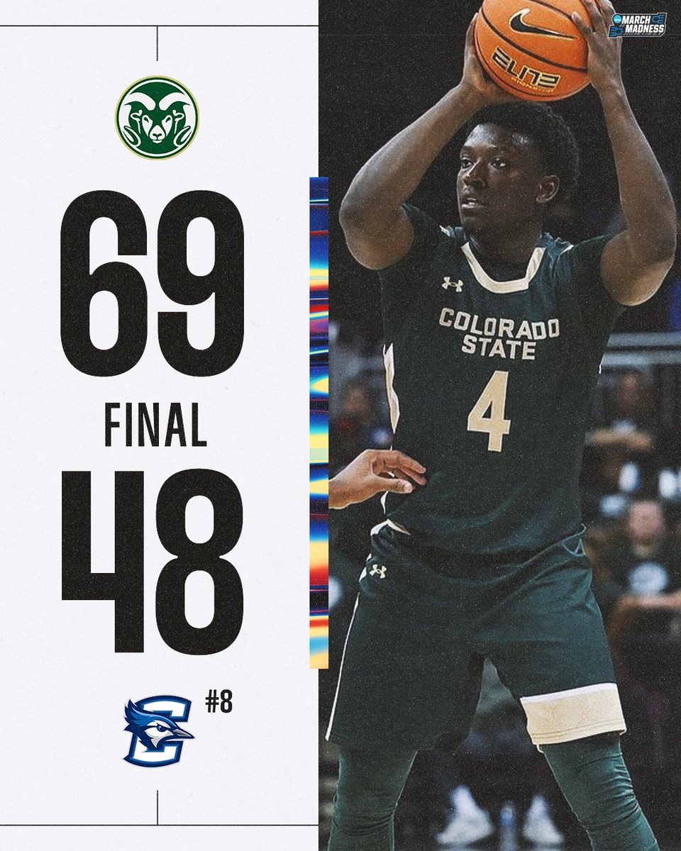 COLORADO STATE ROUTS NO. 8 CREIGHTON 🚨 The Rams get a statement win over the Bluejays at the Hall of Fame Classic 🔥
