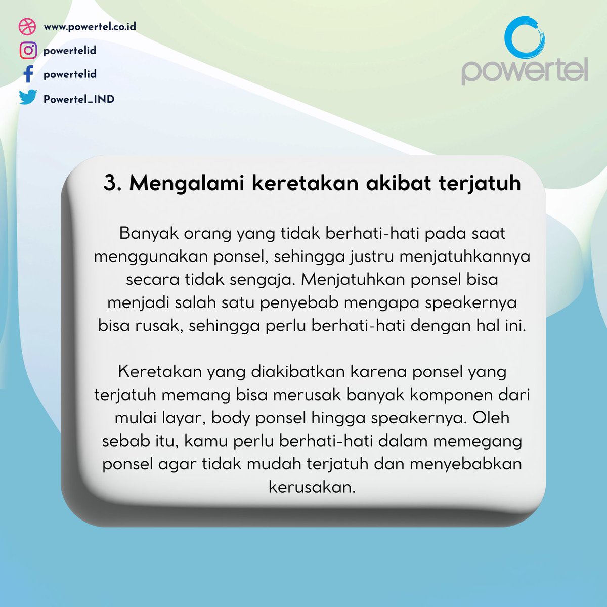 Powertel_IND's tweet image. 5 Penyebab Speaker Ponsel Rusak, Jadi Sember!
#infoandroid #infosmartphone #speakerponsel #speakererror #infoponsel #android #smartphone #smartphoneandroid #tipsandroid #tipssmartphone #powertelid
