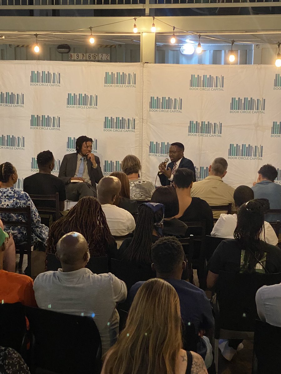 Another great launch @book_capital last night - Lessons from past heroes @PhumlaniMMajozi & @GushwellBrooks - great conversation remembering the efforts of past heroes who did so much with less while dealing with even tougher conditions. Inspired to keep going! @TMPublishers