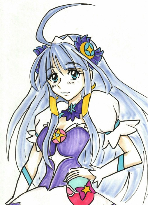 #香久矢まどか生誕祭2023 1日遅れなうえに、ろくな過去絵が見つからなかったけどお祝い。