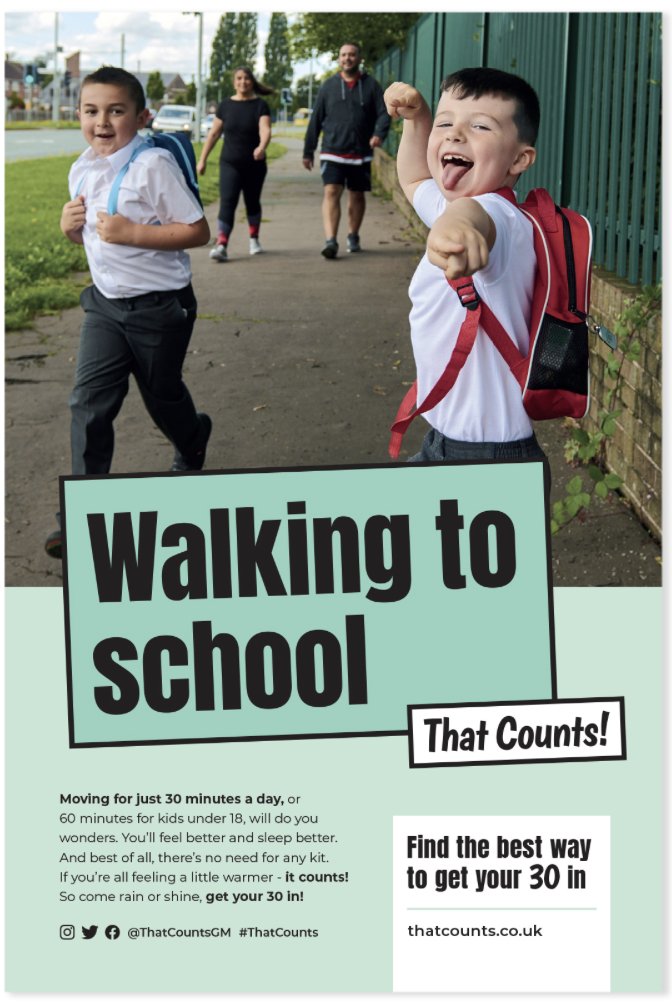 TamashaHussein's tweet image. A huge shoutout to #ThatCounts campaign:  Featuring real people in everyday scenarios makes fitness relatable and achievable. It's inspiring to see a campaign that empowers individuals to find their own ways to move more, be it through housework or a walk to school. #SocMarBU