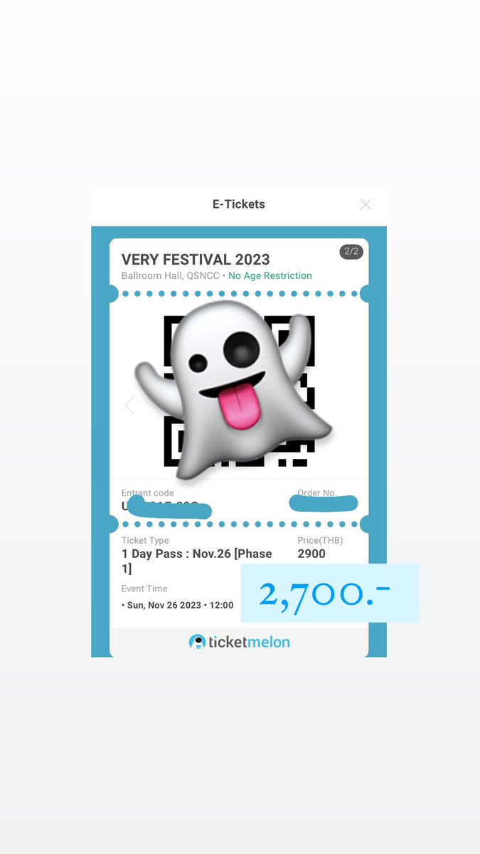 ntrya7's tweet photo. ขายบัตร very 26 nov 1 ใบ
ซื้อเอง กดเอง ไม่โกงเเน่ๆค่ะ

อยากได้เท่าไหร่ทักมาก่อนค่า

#veryfestival2023 #very #joji #ขายบัตร #ขายบัตรคอน #ปล่อยบัตร #ปล่อยบัตรคอน https://t.co/plpUspjeLk