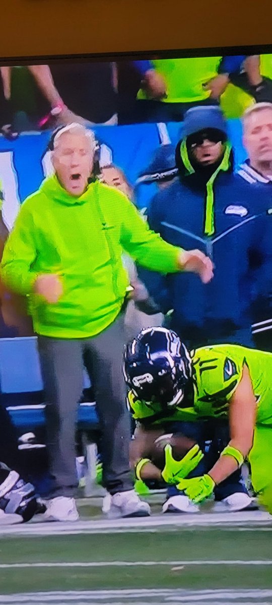 This says it all
#SeattleSeahawks #SFvsSEA #petecarroll