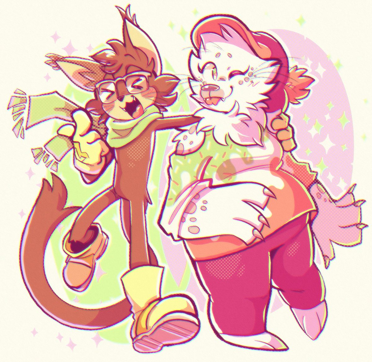 Li’l freaks!!!
Art for my buddy <a href="/NicoNyaco/">Saeed (Offline)</a> 

(I’m still on hiatus oough)