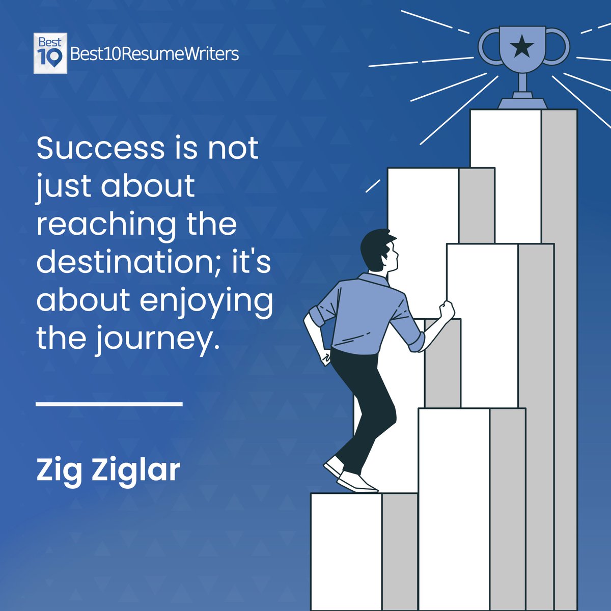 BestTenResume's tweet photo. Success isn't just a destination; it's an ever-evolving journey that molds you, challenges you, and defines you. 🌟 So, as you navigate your path to greatness, remember to appreciate the lessons, relish the moments, and cherish the growth.

#Best10ResumeWriters #MotivationalQuote https://t.co/FfzGJijvR0