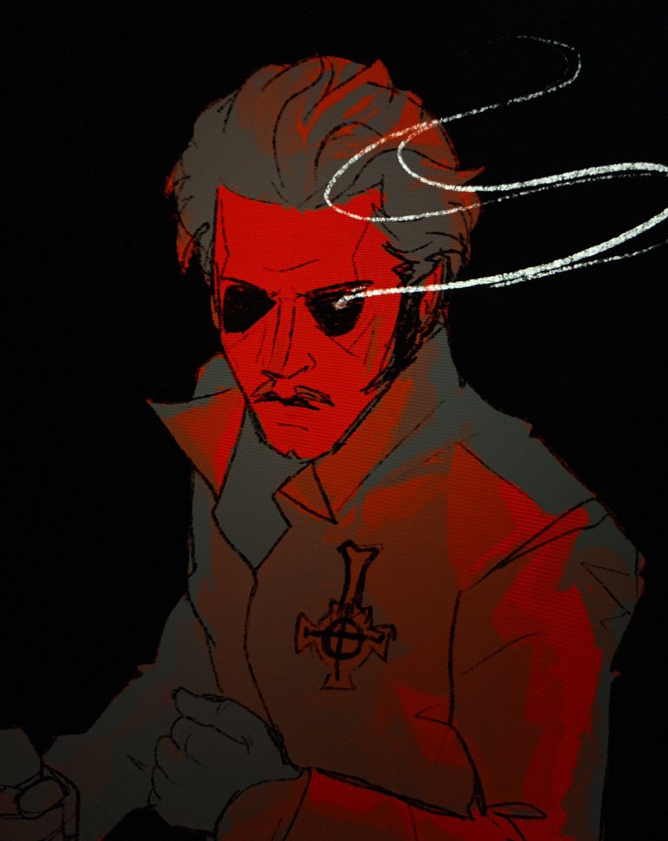 skeletass's tweet image. QRT with red art :D ‼️