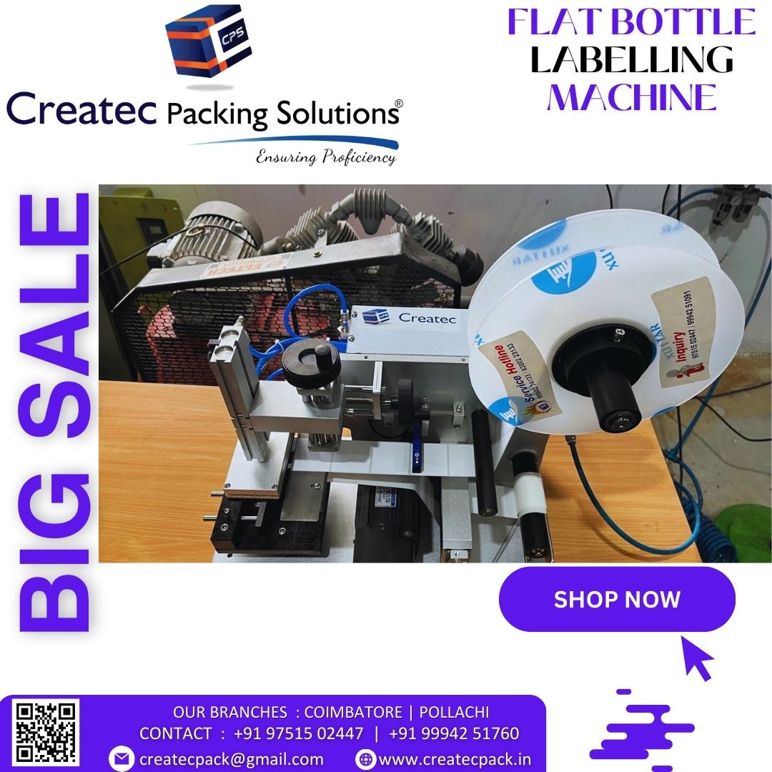 CreatecPacking's tweet photo. "Revolutionize your packaging process with our state-of-the-art flat bottle labeling machine. Precision meets efficiency for seamless labeling every time. 🏭🏷️ #LabelingMachine #PackagingInnovation #EfficiencyMatters #IndustrialAutomation"
#bottlelabellingmachine #bottlelabels https://t.co/9Fzh7rouey