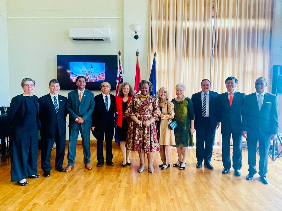 Diplomatic farewell for departing High Commissioners and Ambassadors.Thank you Dean Betty for lovely occasion. It’s been a privilege to represent NZ in Australia.