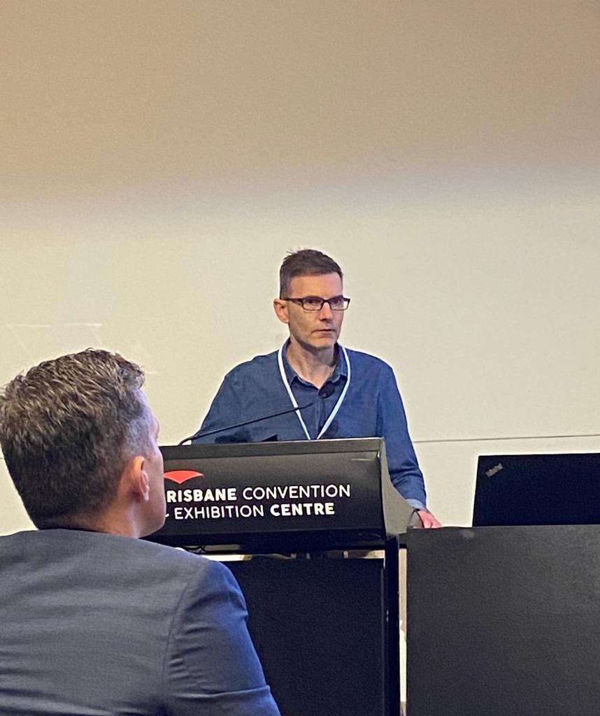 breast_lab's tweet image. The amazing @PeteSim10031537 speaking on Day 2 of the Brisbane Cancer Conference highlighting the importance of biospecimens for thoracic research 🩺🫁🧪🔬

#UQCCR @UQMedicine @UQ_News
