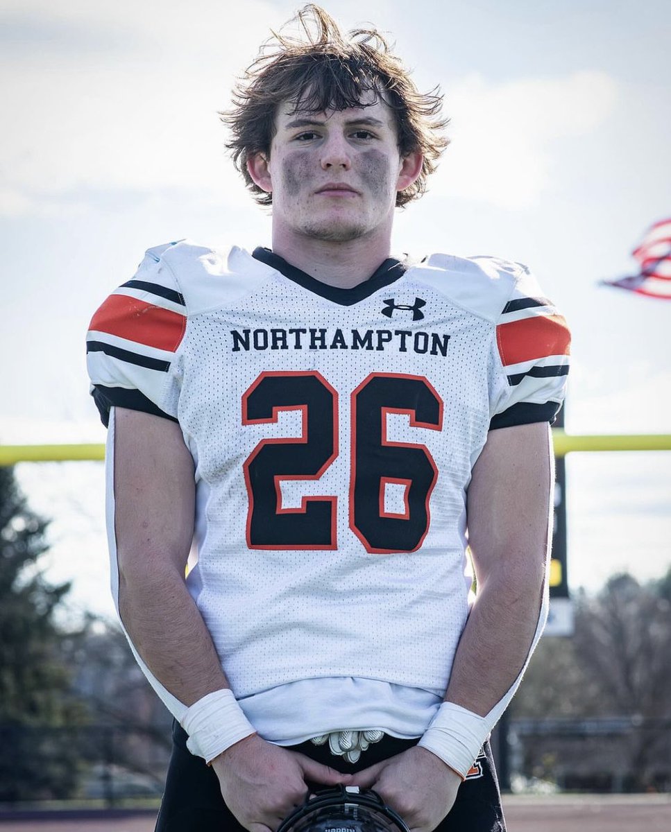OTVsportsmedia's tweet photo. Billy Stuhldreher had a great performance in Northampton’s Thanksgiving Day win against Catasauqua. Stuhldreher had 8 CAR, 57 YDS, and a TD. His biggest play of the day came with three minutes left in the fourth quarter when he had a 93-YD INT return for a TD. https://t.co/hZthaf01qR