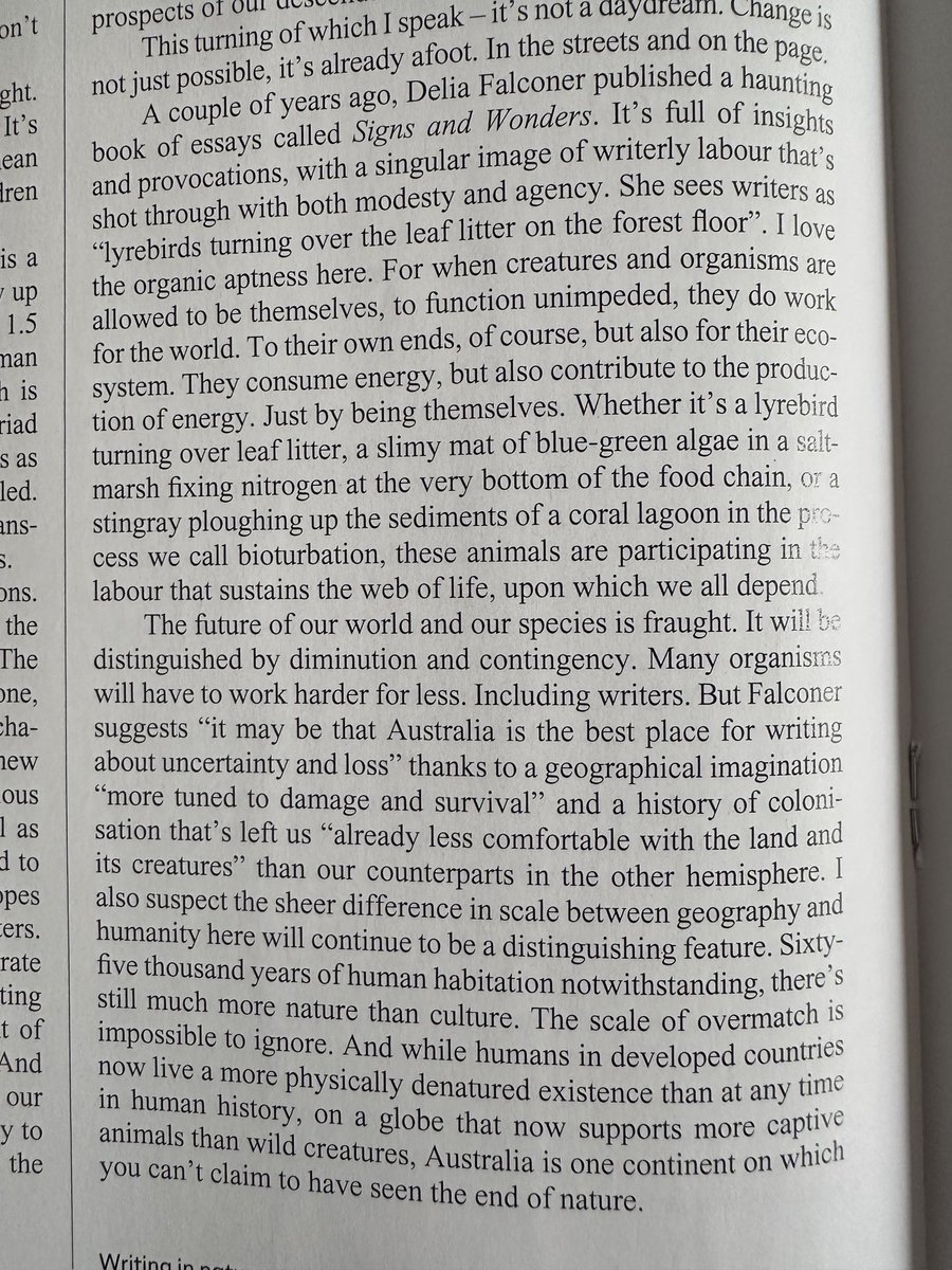 Well this is an honour and a thrill. I just opened my copy of the Monthly to find Tim Winton engaging so thoughtfully with Signs and Wonders. An important new essay from a writer whose advocacy and writing about Australia I’ve admired for so many years.