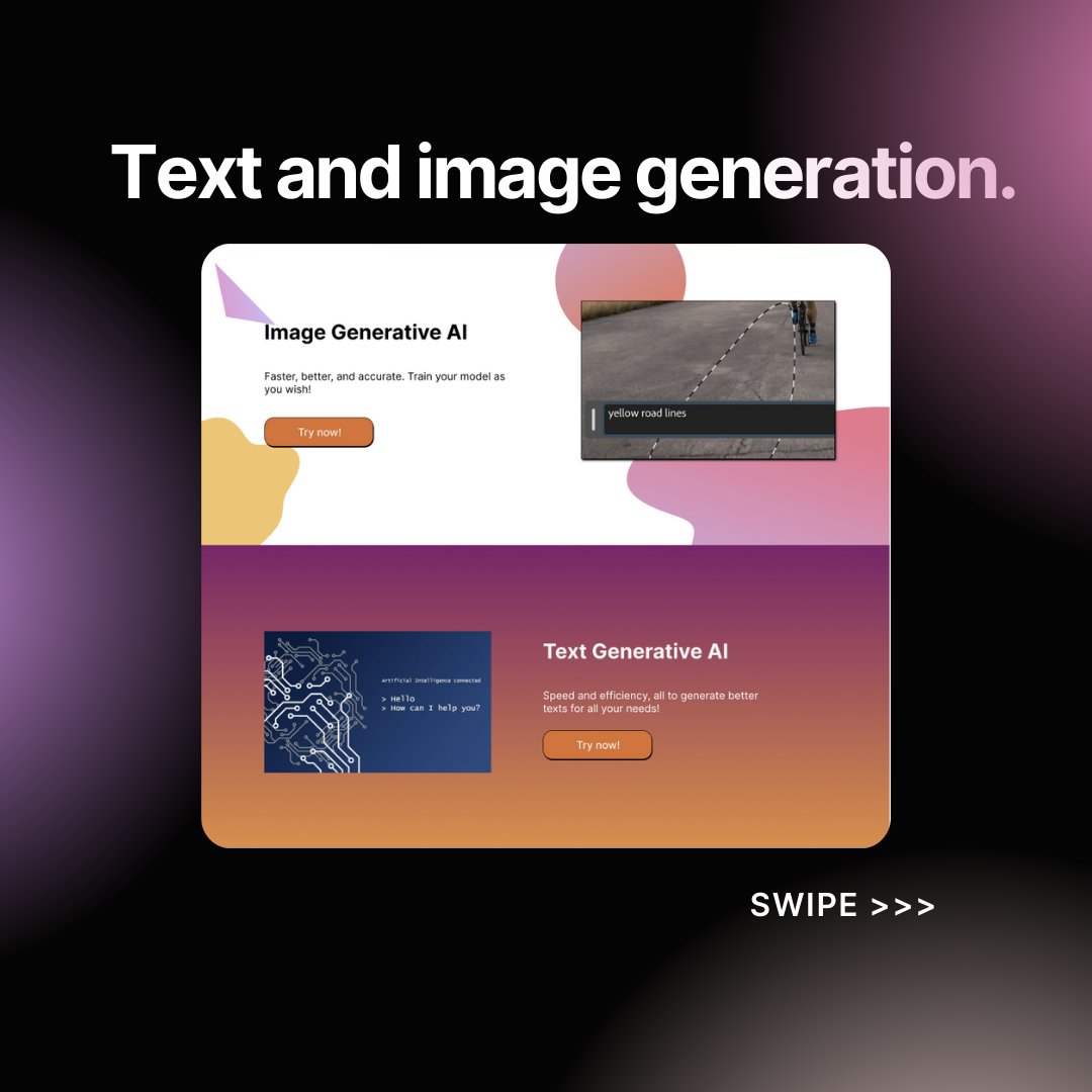 SmartAI_Tech's tweet image. What makes our product beneficial for you and your company?
⭐ Low code interface
⭐ Text and image generation
⭐ Your personal dashboard
With these key features, we help you to bring the best of your company moving forward🤩