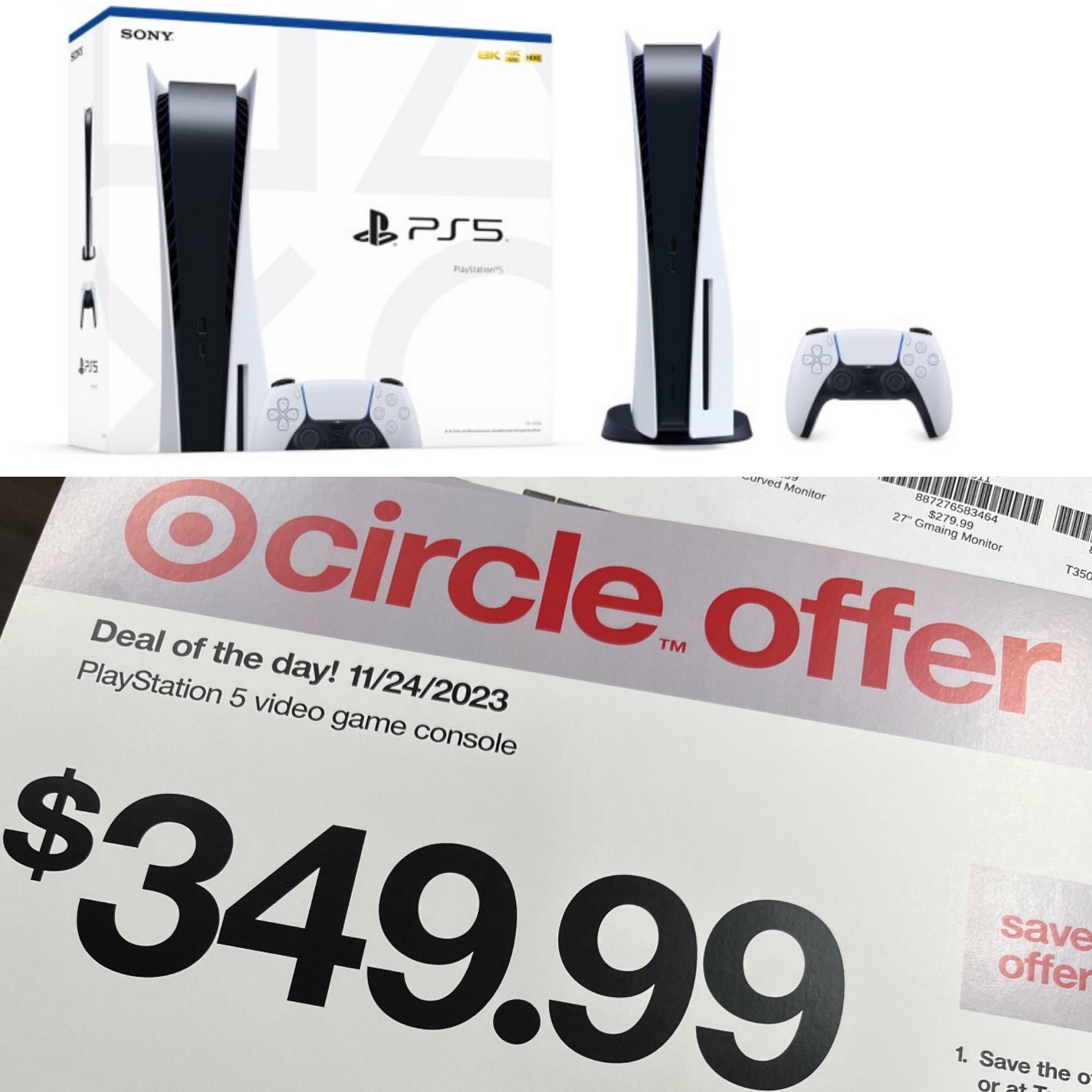 $349.99 Black Friday Deal for PS5 at Target : r/playstation