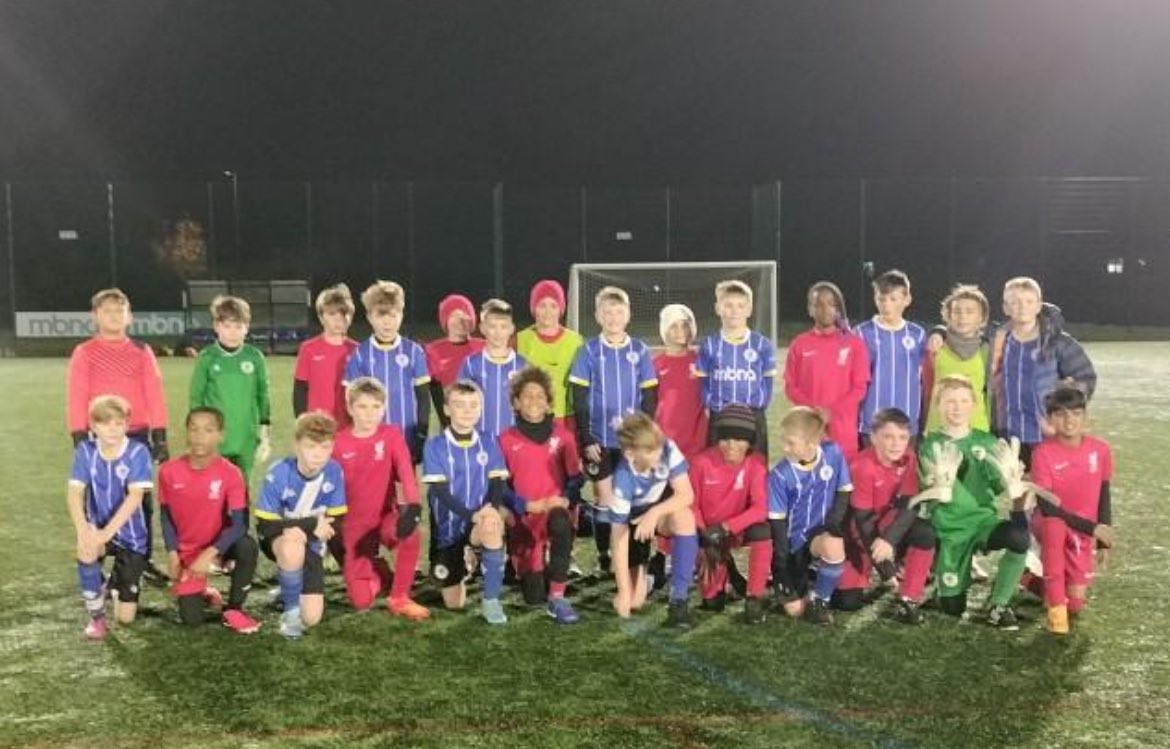 Late game tonight with <a href="/CFCYouthAcademy/">Chester FC Academy</a> against a traveling Liverpool international side. 
A lot of footwork and quick passing <a href="/Kaliaaer/">Kaliaaer</a> <a href="/LFC/">Liverpool FC</a>