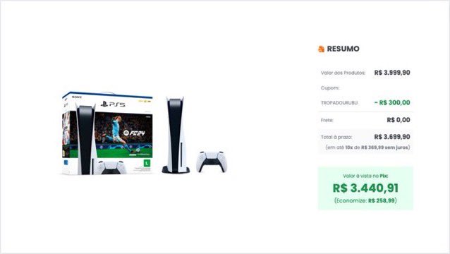 Console PlayStation 5 + Jogo FC 24