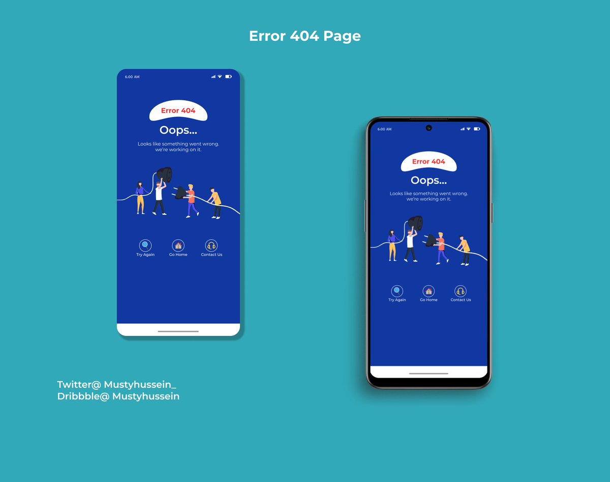 Just turned a digital hiccup into a creative opportunity! 🚀 Designed a unique Error 404 page for today's #DailyUI challenge. Embracing errors with style! 💻🎨 
#DailyUi  - Day 008
#55DaysOfGrowth  - Day 20
#UIDesign