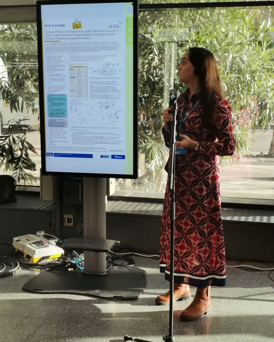MJCardoso14's tweet image. It was a great pleasure to be part of the poster tour on &quot;Genome sequencing in surveillance and outbreak investigations&quot; earlier today at #ESCAIDE2023 !
Thank you to everyone who contributed to the interesting discussion on invasive group A streptococcal disease.