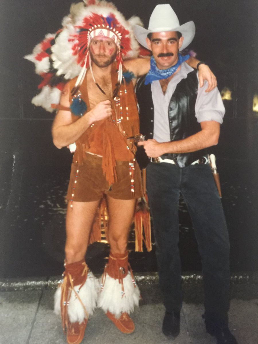 If you guys will allow me to be emo for a moment, I want to share these photos of my uncle David who died of AIDS when I was little. My family was super Catholic &amp; never talked about him much, but tonight they shared these of him with the Dallas Men’s Chorus &amp; his partner Randy