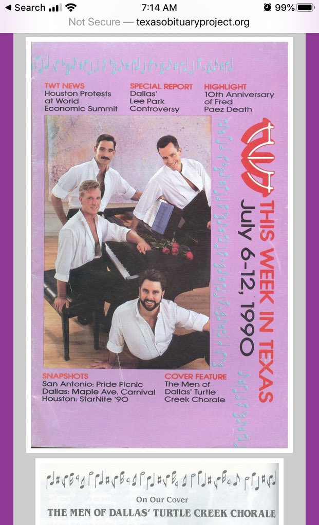 LEBassett's tweet photo. If you guys will allow me to be emo for a moment, I want to share these photos of my uncle David who died of AIDS when I was little. My family was super Catholic &amp; never talked about him much, but tonight they shared these of him with the Dallas Men’s Chorus &amp; his partner Randy https://t.co/rdFHNj4OW0