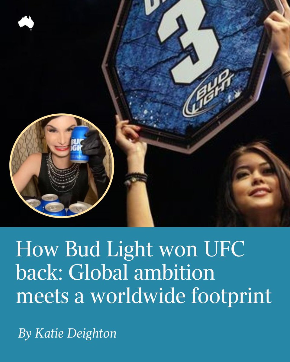 Bud Light’s partnership deal with UFC last month was a rare win for the beer brand this year, an annus horribilis dominated by a damaging consumer boycott over its collaboration with a transgender influencer. Advertising Council Australia  #TheGrowthAgenda bit.ly/47I2tW5