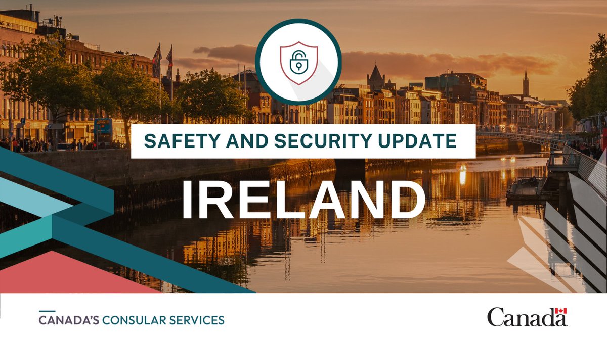 We have updated our travel advice for #Ireland due to violent protests in #Dublin city centre. For more information: travel.gc.ca/destinations/i…