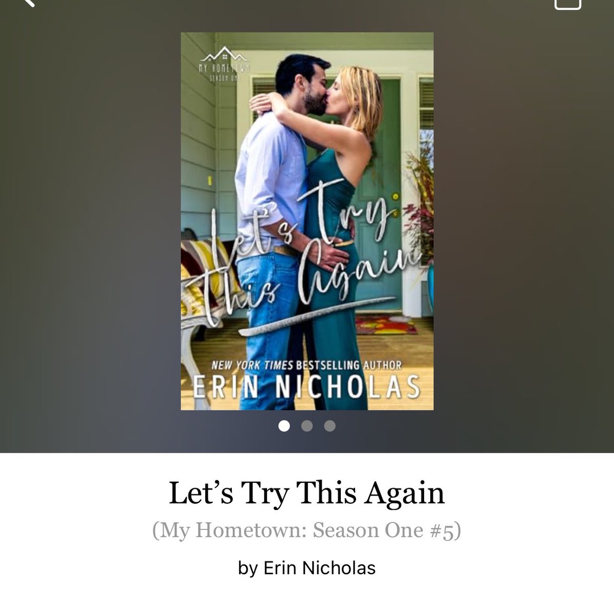 Let's Try This Again by Erin Nichols 

#LetsTryThisAgain by #erinNichols #5618 #8chapters #71pages #1161of400 #Kindle #6for4 #Book5of10 #MyHometownSeasonOne #CharmersCove #BradenAndVeronica #November2023 #clearingoffreadingshelves #whatsnext #readitquick