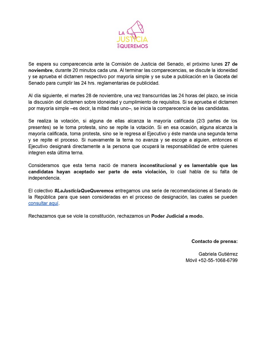 🚨#Comunicado #Urgente

Juez desecha demanda de amparo, interpuesta por la <a href="/FJEDD/">Fundación para la Justicia</a>, en contra de la renuncia inconstitucional del exministro <a href="/ArturoZaldivarL/">Arturo Zaldívar</a>, la cual pone en grave riego la independencia judicial