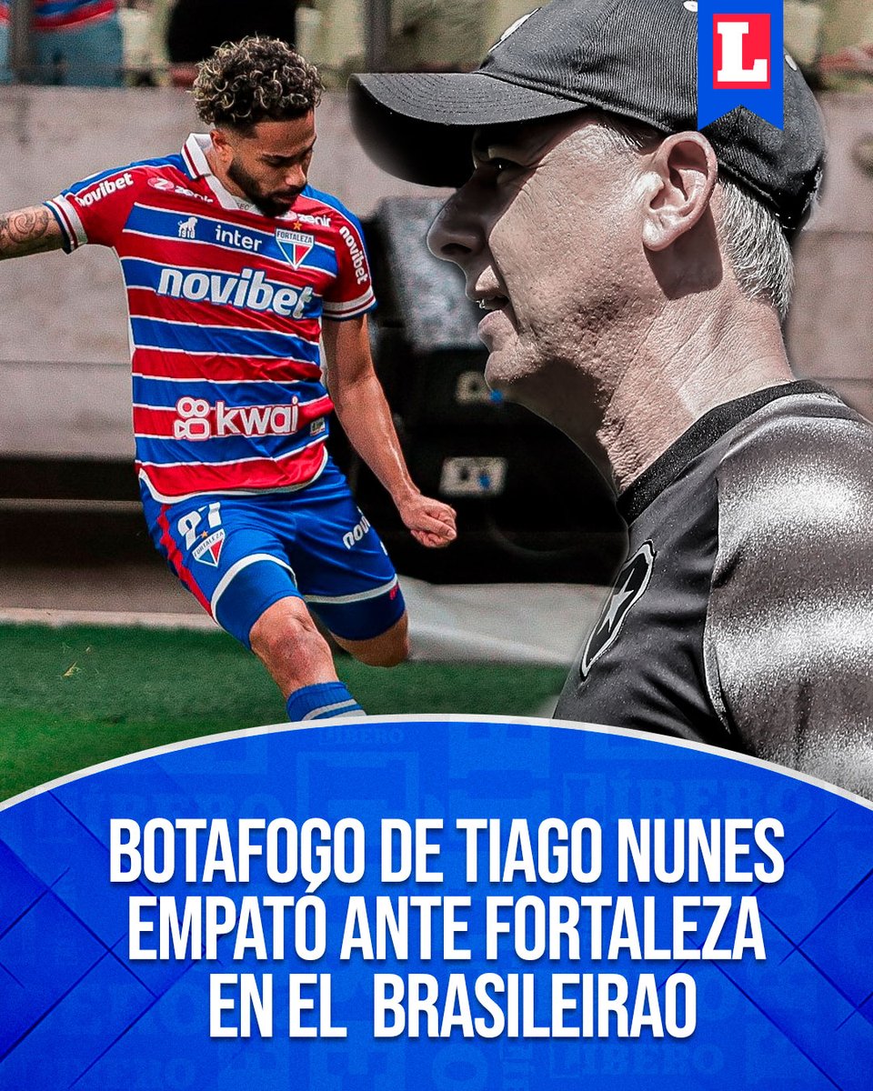 𝗗𝗘𝗕𝗨𝗧 𝗖𝗢𝗡 𝗦𝗔𝗕𝗢𝗥 𝗔 𝗘𝗠𝗣𝗔𝗧𝗘  ⚽️🇧🇷
Tiago Nunes sostuvo su primer partido al mando de Botafogo y consiguió empatar 2-2 ante Fortaleza en el Brasileirao. 😲