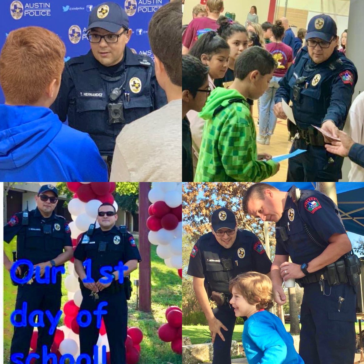 AISDPolice's tweet photo. Our hearts are heavy as we mourn the loss of Thomas “TJ” Hernandez who passed away this morning surrounded by his family and department staff. TJ served @AustinISD for many years, most recently as a police officer and dispatcher. Godspeed brother… we have the watch. https://t.co/zaDKl8OoHY