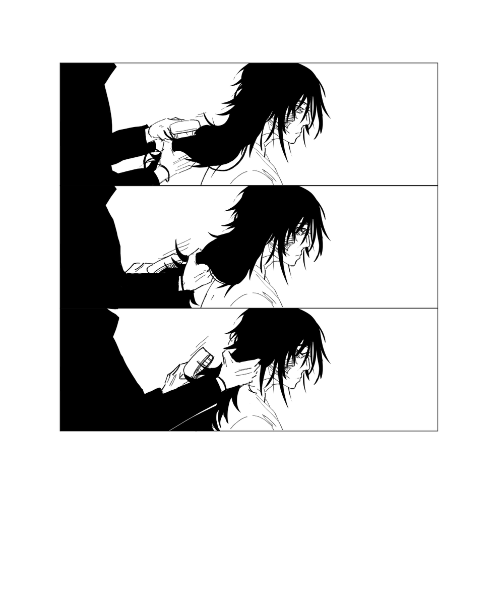 nicsdoodles's tweet photo. (1/2) a little comic set after jjk0 but geto lived #satosugu https://t.co/eyU7CeXEXI
