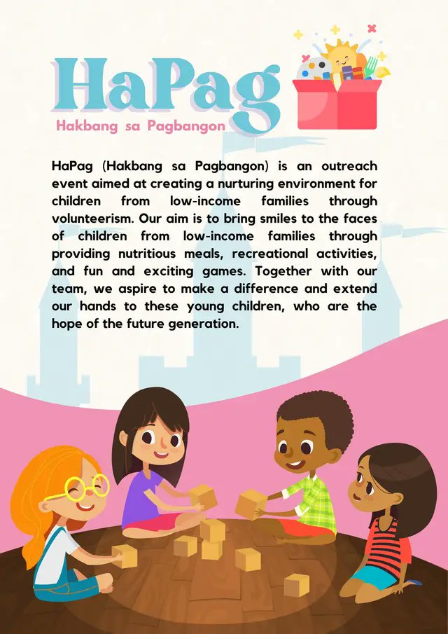 seuniewang_'s tweet photo. November is NATIONAL CHILDREN'S MONTH🎀 HaPag is knocking at your hearts for help as we collect both in-kind &amp; monetary donations💞 Your compassionate heart will not be in vain, as the donation that will be collected will be used for event prepared to help these street children❤️ https://t.co/FNTgUT37Hq