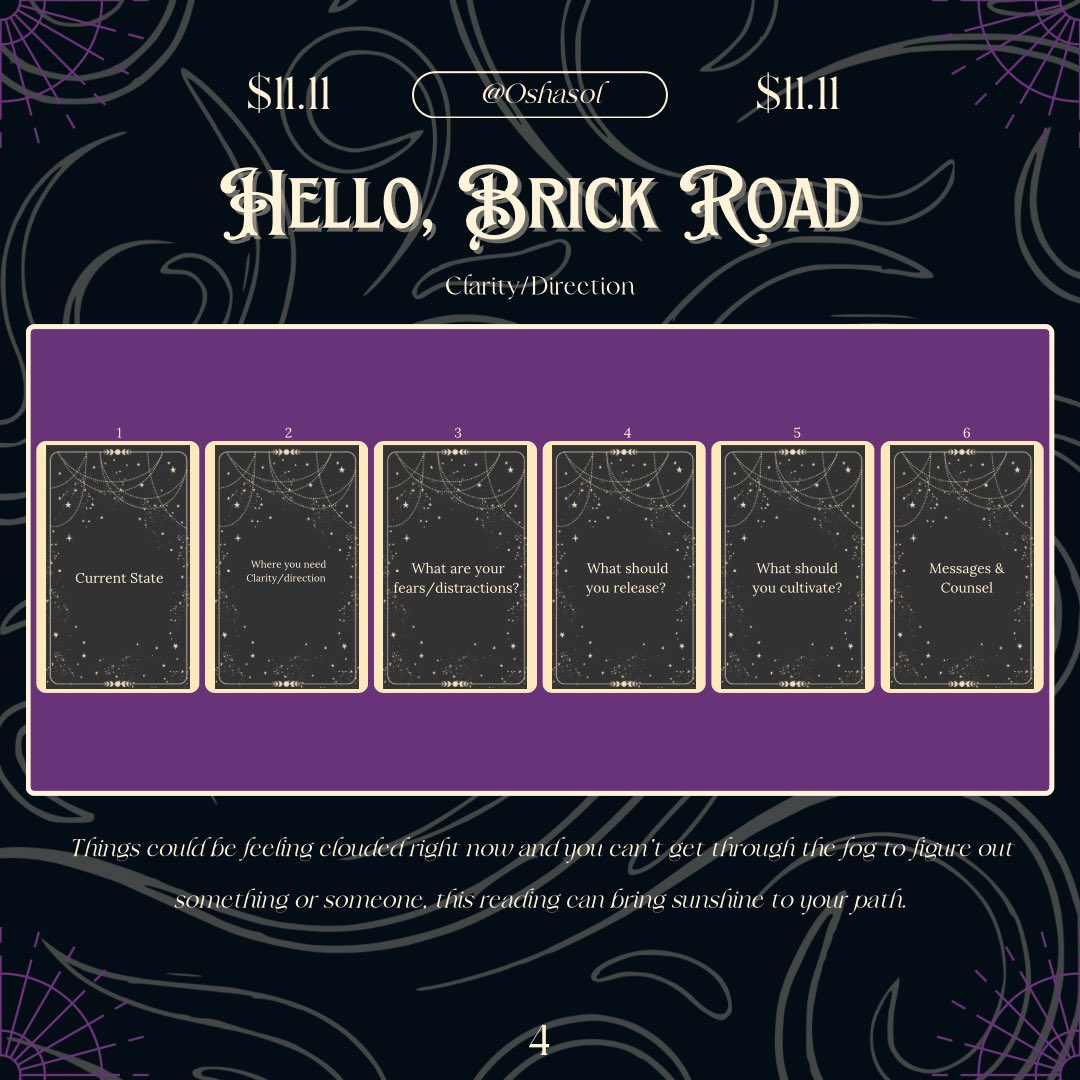 Oshasol's tweet photo. Catalog Sneak peak! 👀
ONLY 3 of the 20+ readings I offer! https://t.co/1KazpDysOo