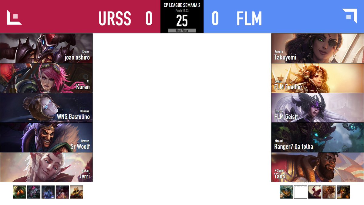 CP_league1's tweet image. DRAFTS FINALIZADOS