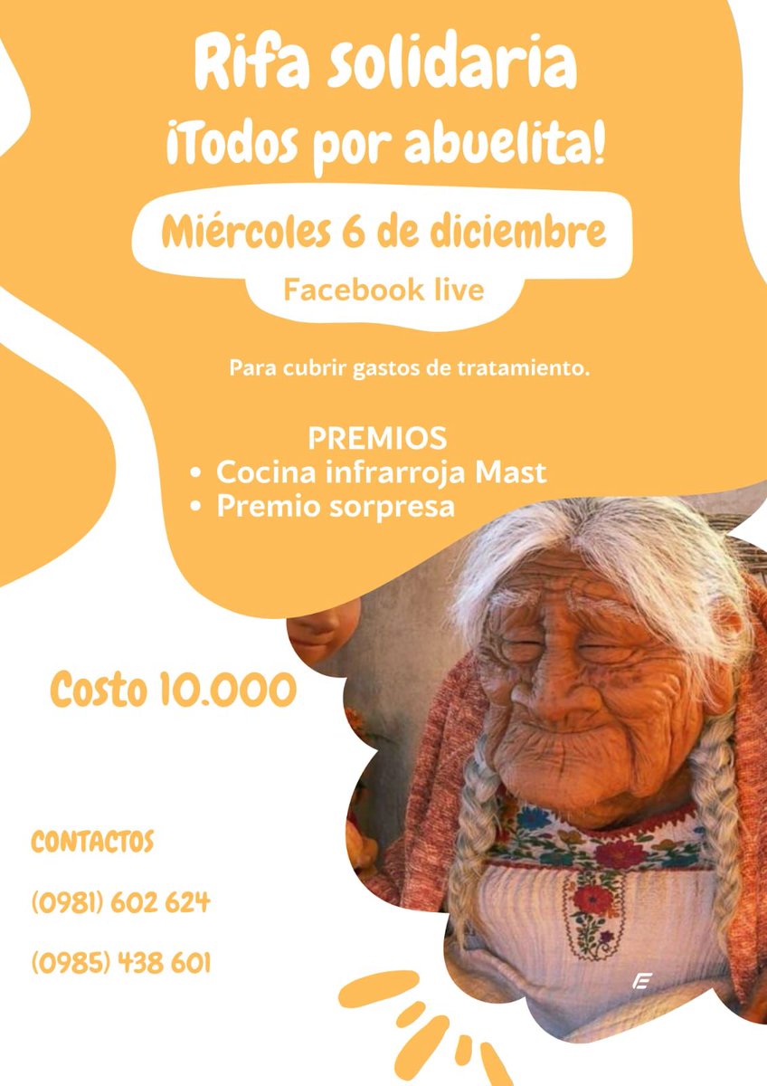 Gente! Una amiga y su familia necesitan de la colaboración de todos, por favor. La abuela Gladys necesita costear los gastos de su tratamiento. Rt para que llegue a más personas 🙏