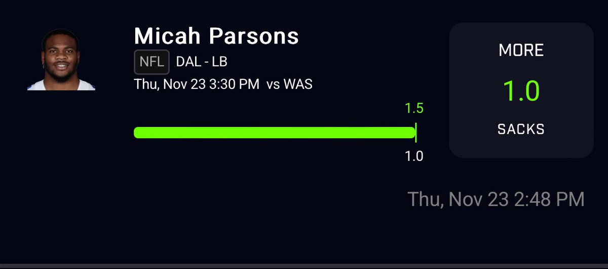 713locks's tweet photo. ANOTHER ONE ✅
#GamblingTwiiter 
#Prizepicks 
#NFL https://t.co/OL3QUPf0TN