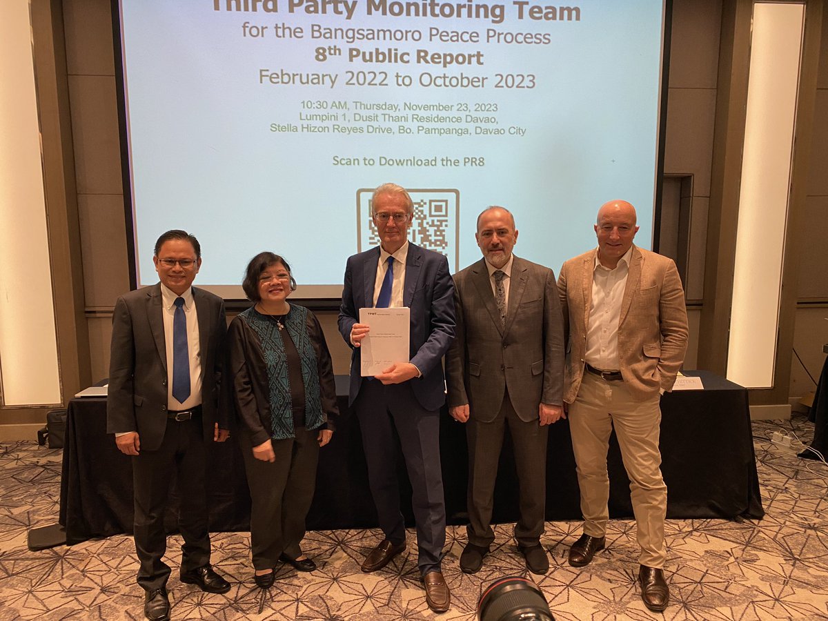 📢 Exciting News! The 8th Public Report from the Third Party Monitoring Team (TPMT) for the Bangsamoro Peace Process is now available for download. 🌐 by clicking this link: tpmt.ph/tpmt-8th-publi… #TPMTPublicReport #BangsamoroPeaceProcess #GPH #OPAPRU #MILF