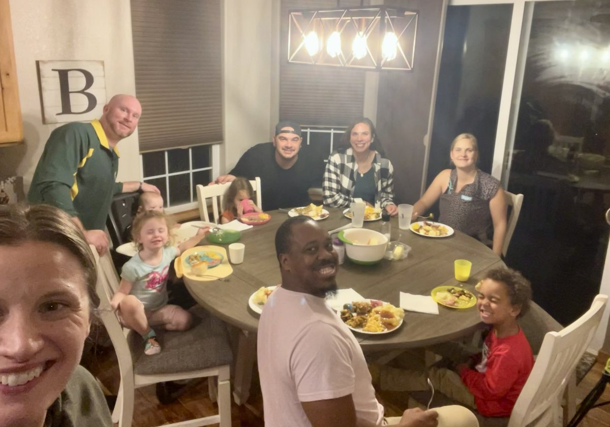 A <a href="/piofootball/">Carroll U Football</a> FAMILY Thanksgiving 🦃
<a href="/CoachBuddah/">Mike Budziszewski</a> <a href="/CoachHolleyCU/">Garren Holley</a> <a href="/OLCoach_Ack/">Coach Ken Ackerman</a> <a href="/meg_emilia44/">Meg Ackerman</a>