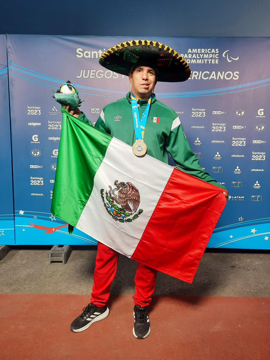 Cinco preseas doradas🥇 para la delegación mexicana en el sexto día de actividades en los Juegos Parapanamericanos #Santiago2023 

#ParaAtletismo
· Juan Pablo Cervantes - 400m T54
· Román Ruíz - Impulso de Bala F37
· María Ortiz - Impulso de Bala F57

#ParaNatación 
· Diego López