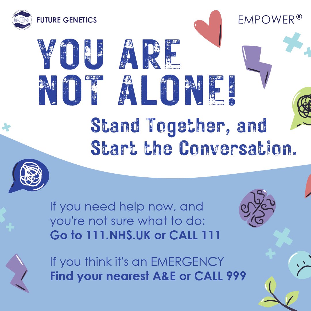 Future_Genetics's tweet photo. https://t.co/RqZA8GDnQn

YOU ARE NOT ALONE ❤️‍🩹
Men’s mental health is a big issue in our society. Check in on your mates and don’t be afraid to start the conversation!
Swipe to see some of the ways to help you tackle this issue.

#Futuregenetics #dnatest #prostatecancer #cancer https://t.co/GUa8YxfZ91