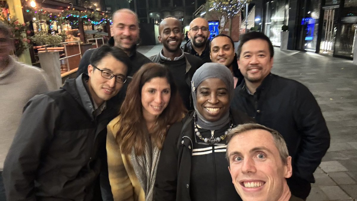 Docj88's tweet photo. Delayed but welcome night out to celebrate our trainees @McrOrthoplastic  and @UoM_BMLabs recent successes! Also to welcome our visiting fellows with the customary feast! https://t.co/s1rJy8jgee