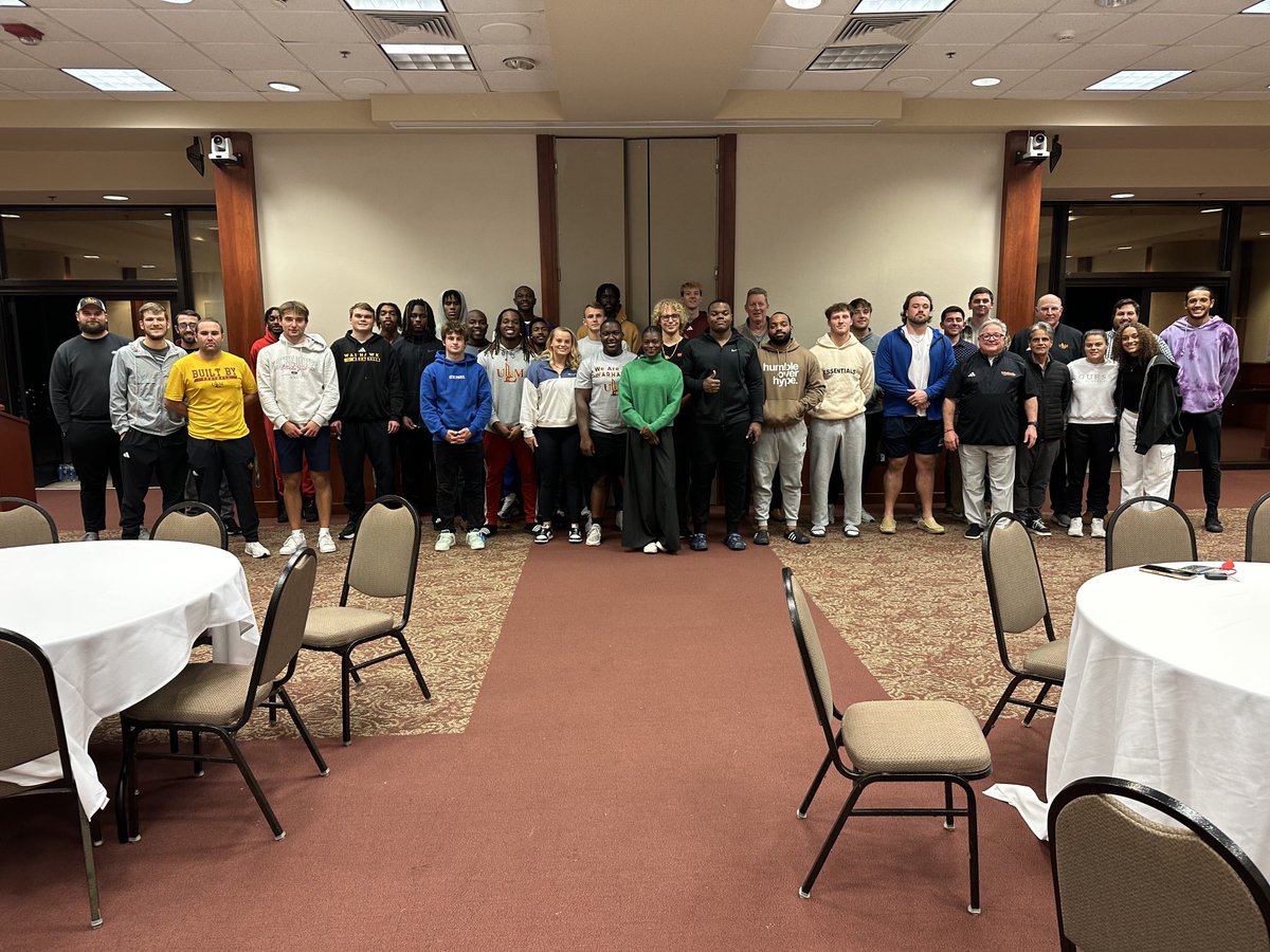 John Hartwell (@john_hartwell) on Twitter photo Our โฆ<a href="/ULMWarhawks/">ULM Warhawks</a>โฉ student-athlete dinner for those unable to get a home cooked Thanksgiving meal. Great to have โฆ<a href="/ULM_FB/">ULM Football</a>โฉ โฆ<a href="/ULM_MBB/">ULM Men's Basketball</a>โฉ โฆ<a href="/ULM_Track/">ULM Track & Field / XC</a>โฉ โฆ<a href="/ULM_Golf/">ULM Golf</a>โฉ โฆ<a href="/ULM_Soccer/">ULM Soccer</a>โฉ joining us for our Warhawk Family dinner. #WarhawkFamily Our โฆ<a href="/ULMWarhawks/">ULM Warhawks</a>โฉ student-athlete dinner for those unable to get a home cooked Thanksgiving meal. Great to have โฆ<a href="/ULM_FB/">ULM Football</a>โฉ โฆ<a href="/ULM_MBB/">ULM Men's Basketball</a>โฉ โฆ<a href="/ULM_Track/">ULM Track & Field / XC</a>โฉ โฆ<a href="/ULM_Golf/">ULM Golf</a>โฉ โฆ<a href="/ULM_Soccer/">ULM Soccer</a>โฉ joining us for our Warhawk Family dinner. #WarhawkFamily