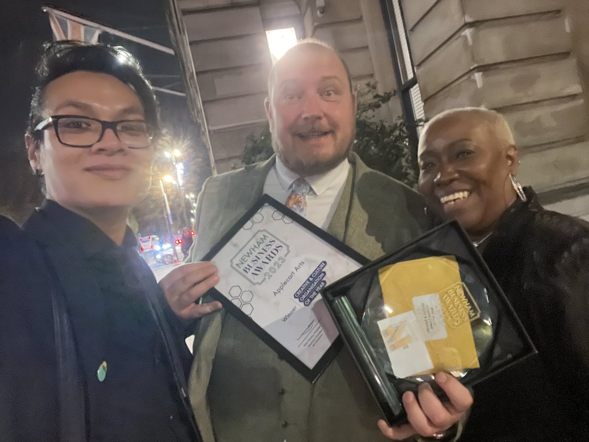 masterchanmusic's tweet image. Great to be at this year’s @newhamchamber ‘s #NewhamBusinessAwards celebrating Hilary Lok @DotDotFire, Peter Moreton @ApplecartArts and @angelaf92937818
Congrats to all awardees and nominees for the fantastic work you’ve been doing in #Newham 👏👏👏