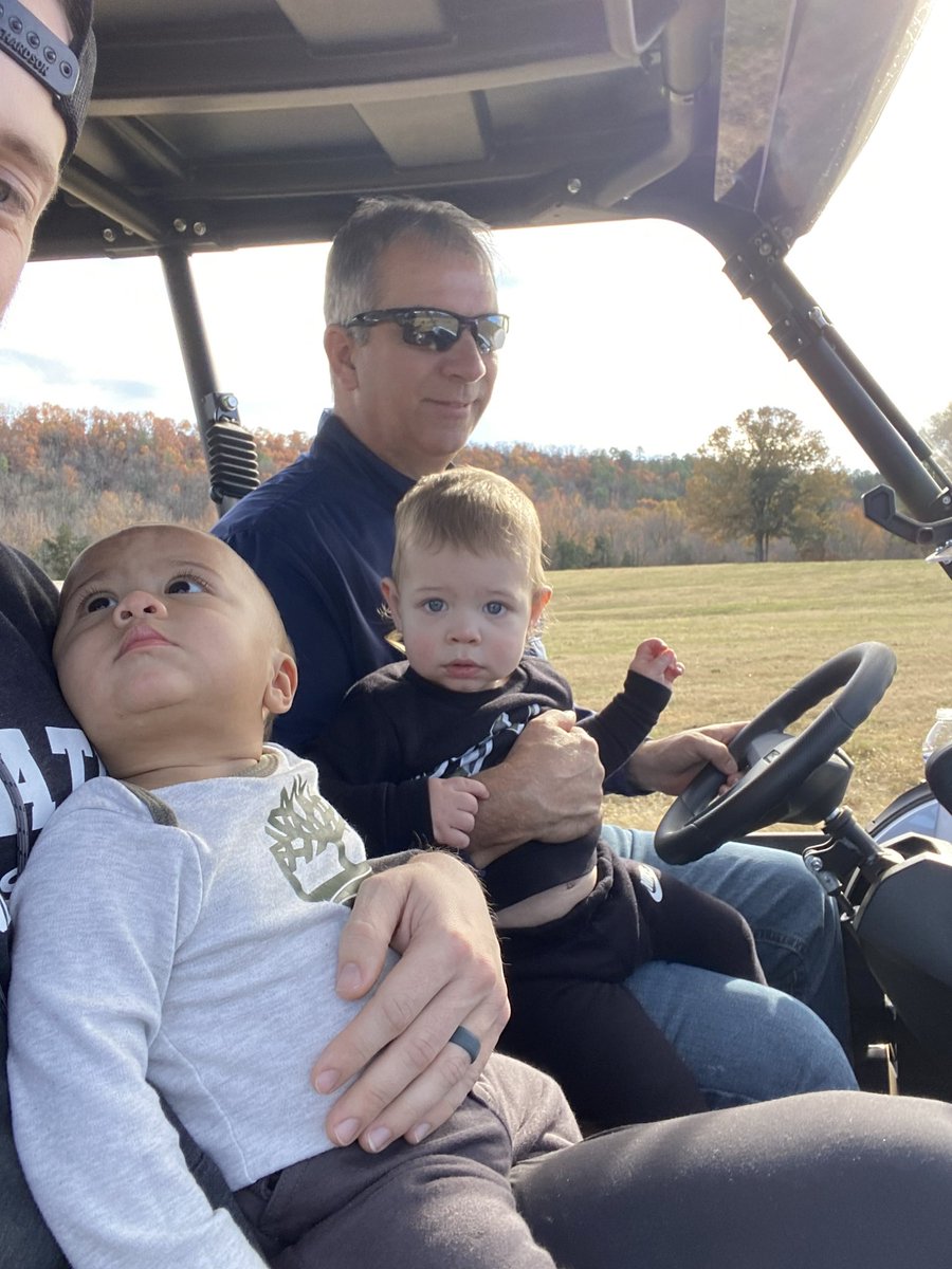 Big day breaking in new farm hands.