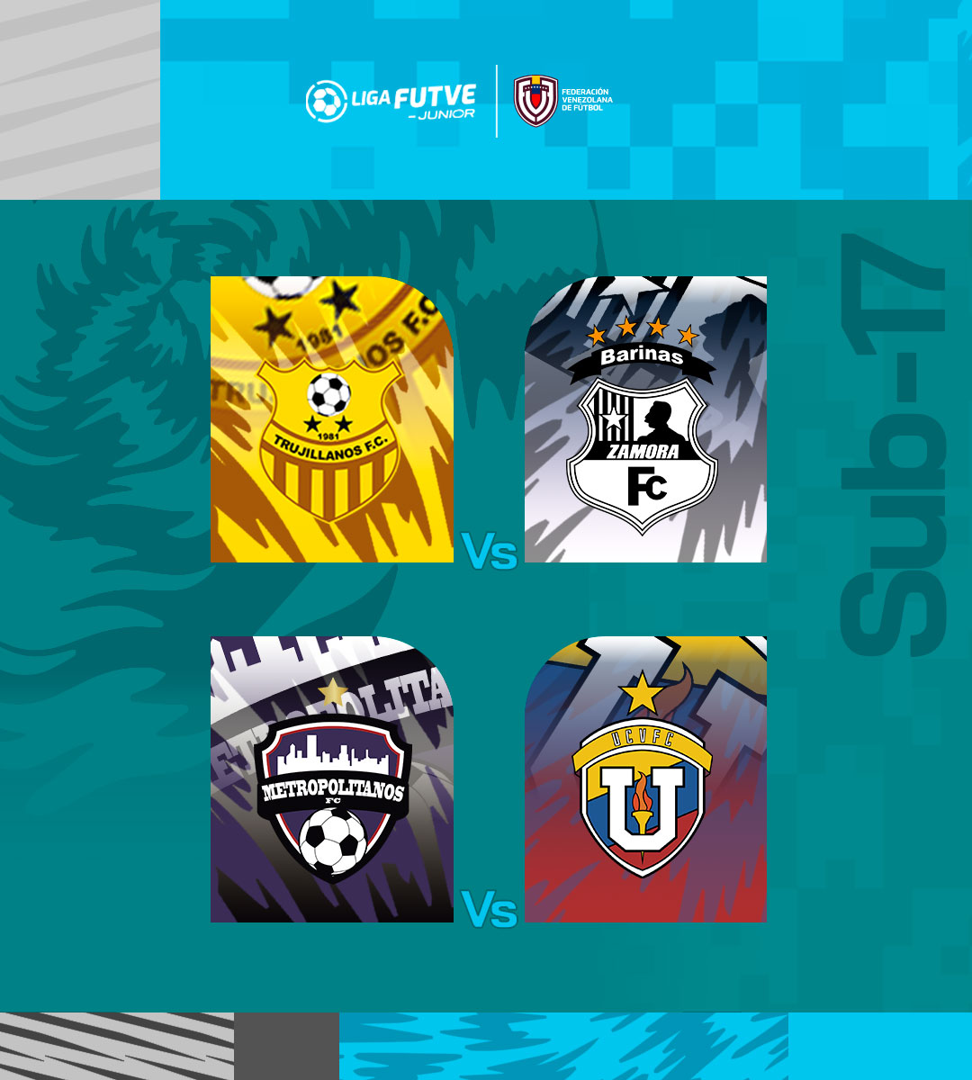 𝐀𝐬𝐢́ 𝐣𝐮𝐠𝐚𝐫𝐞𝐦𝐨𝐬 𝐥𝐚𝐬 𝐬𝐞𝐦𝐢𝐟𝐢𝐧𝐚𝐥𝐞𝐬 👌

Estamos listos para conocer, este jueves, a los finalistas de la #LigaFUTVEJunior. 

¿Quienes crees avancen a las finales? 

#ElFuturodelFUTVE🇻🇪