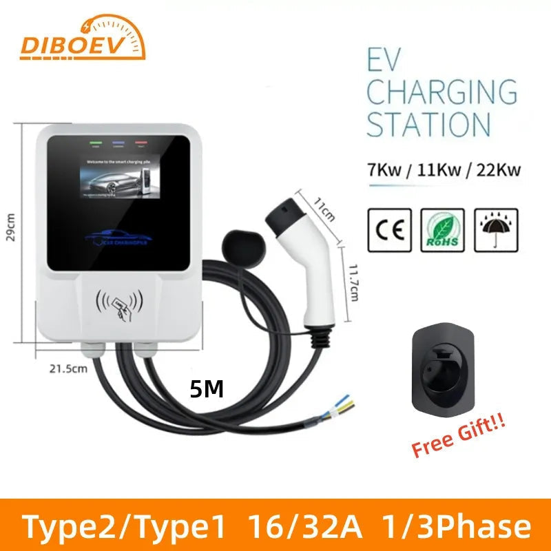 54energy's tweet image. Electric Car Charging Station with APP WIFI Control EV Wall Chargers Type2 7KW 11KW 22KW 16A 32A EV Wallbox Charger IEC62196-2 
USD$384.91 
#Car Charging #Electric Car Charging #Wall Chargers